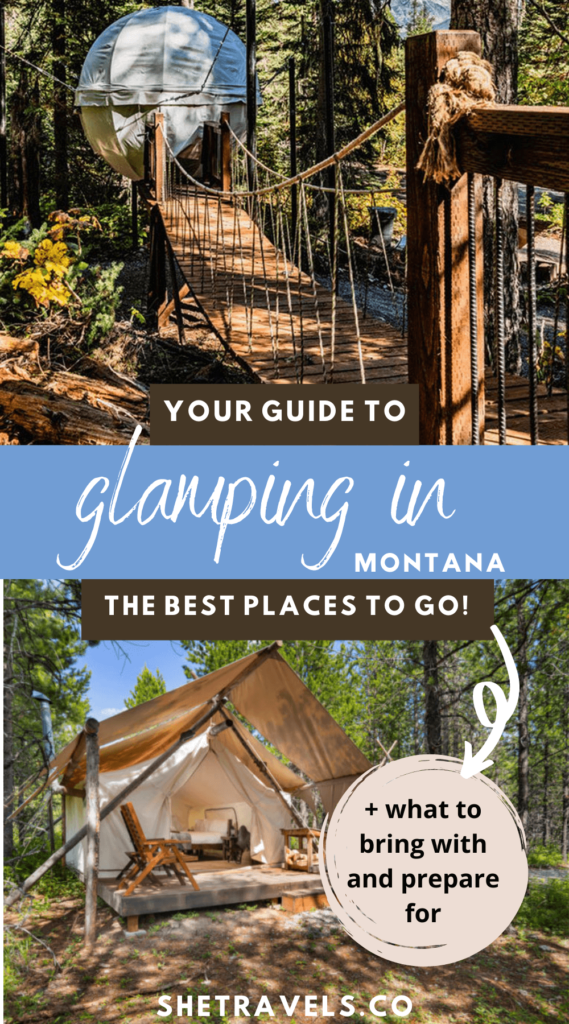 Glamping in Montana is a unique experience to have when you visit Montana! Here are the best places to glamp in Montana, what you should bring with you, and everything else you need to know about glamping. | Montana travel | what to do in Montana | Montana trip | camping tips | camping in Montana | Montana camping | where to glamp | where to camp